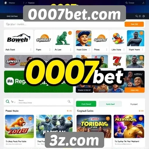 Variedade de jogos oferecidos pelo 0007bet